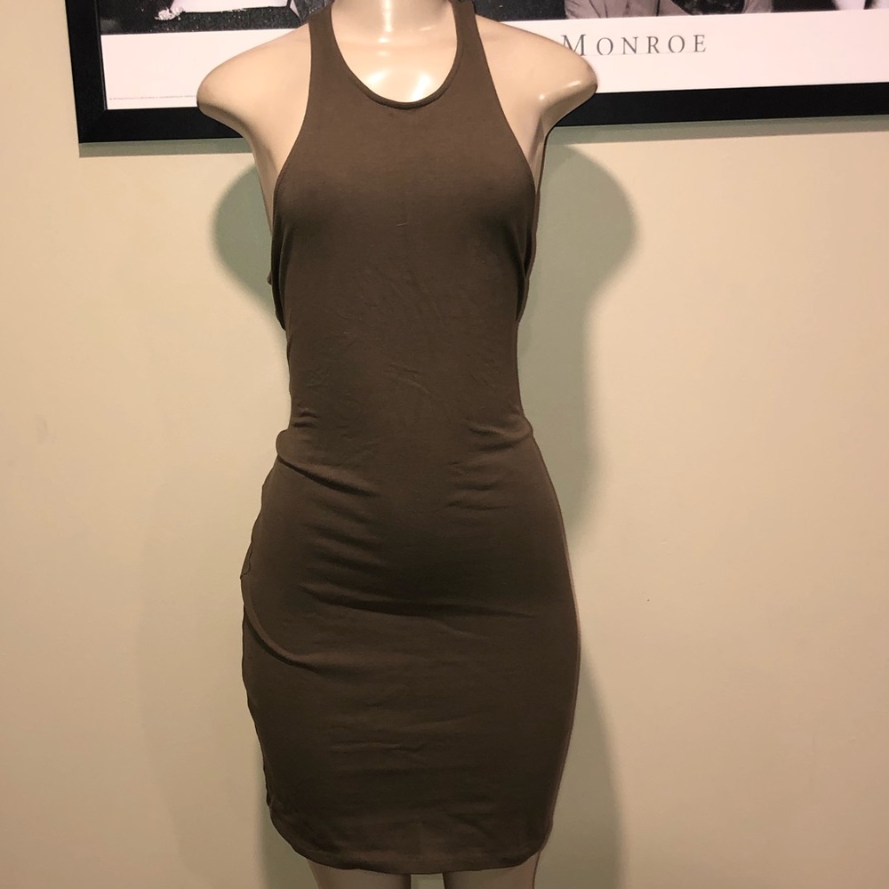 TOBI Olive green dress